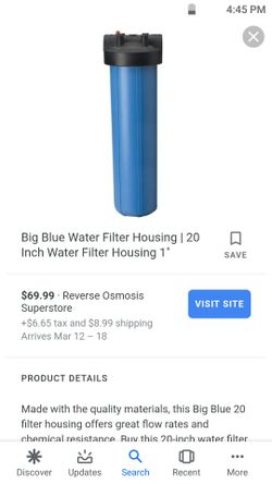 Filter water