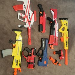  Nerf Guns - 8 Guns 