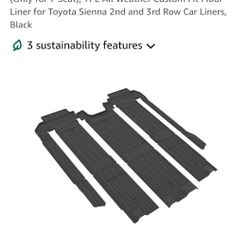 Toyota Sienna 2021-2025  Floor Mats Set