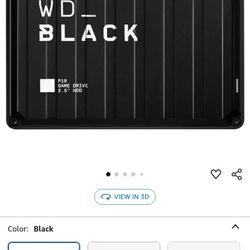 BRAND NEW/FACTORY SEALED WD_BLACK 4TB P10 Game Drive, Portable External Hard DRIVE W 1/MO NITRO