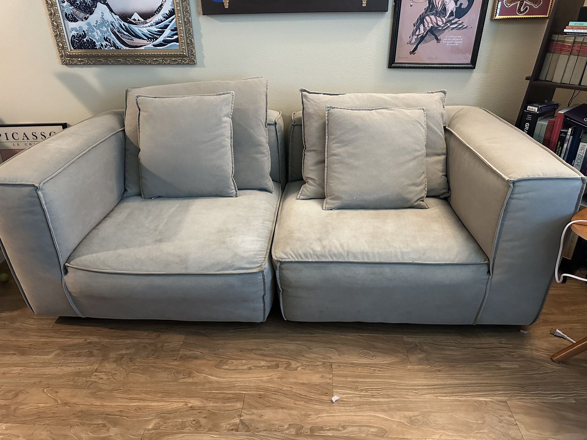 Arhaus Coburn 3 Piece Modular Sofa/sectional