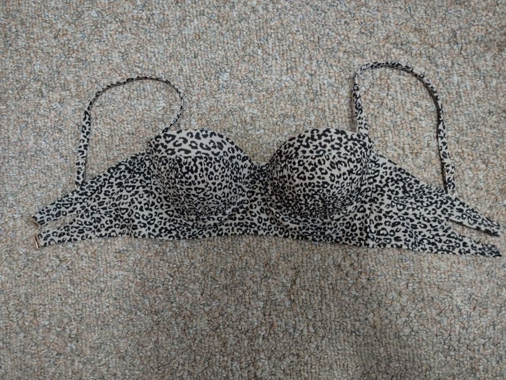 Xhilaration Medium Leopard Bikini Top