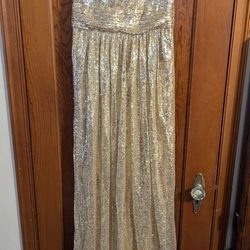 Light Gold Formal Dress