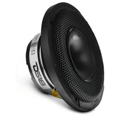 DS18 PRO-HY6.4MSL 6.5" Shallow Hybrid Mid-Range Car Audio Loudspeaker with Built-in Driver and Grill Included 300W Max 150W RMS 4 Ohms (1 Speaker)

