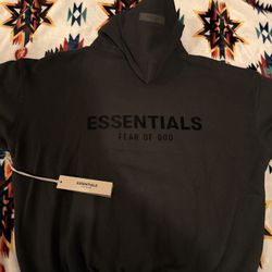 Essentials Black hoodie 