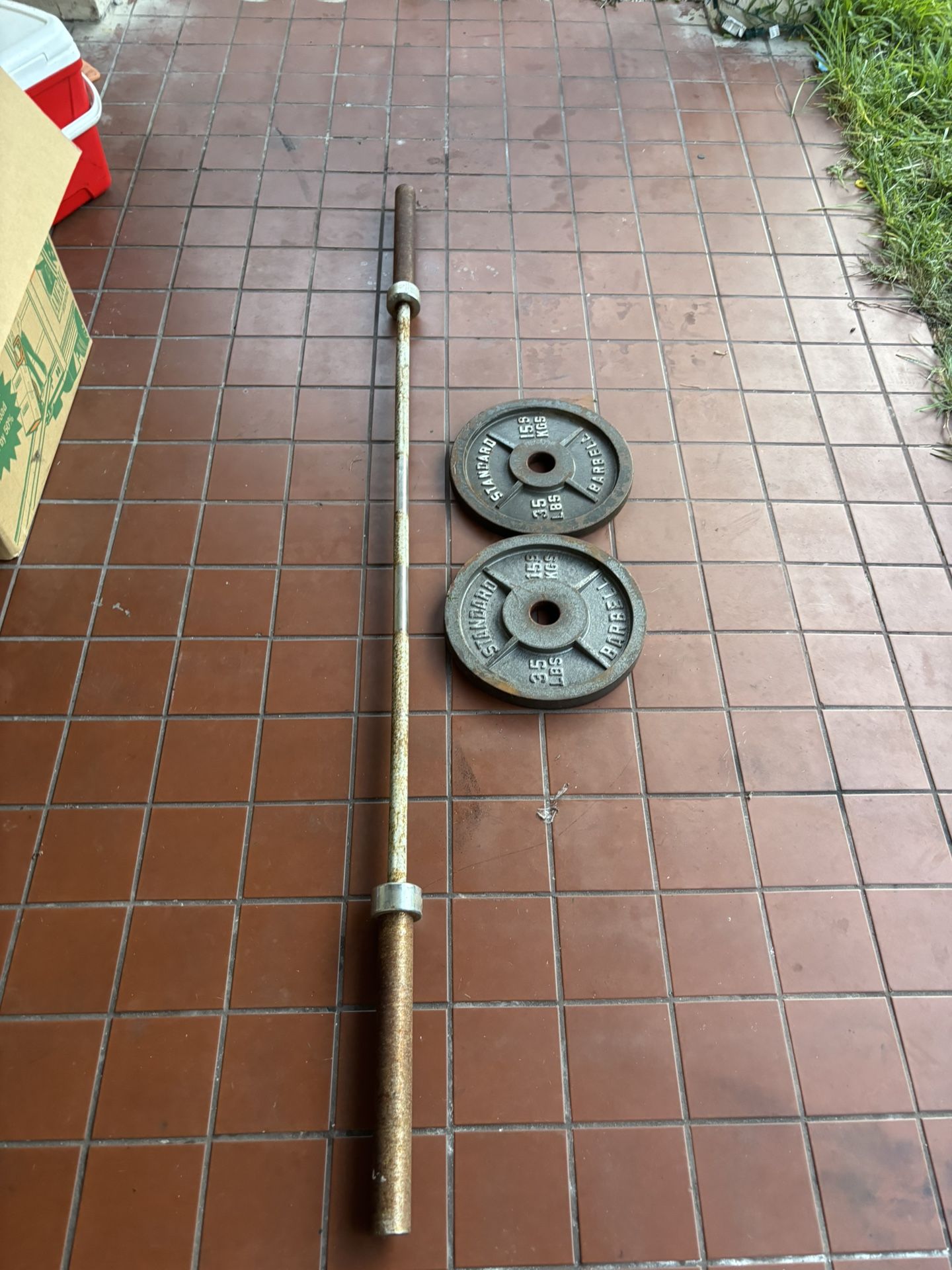 Weight Set with Bar