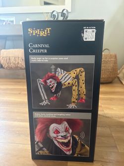 Spirit Halloween Carnival Creeper Animatronic