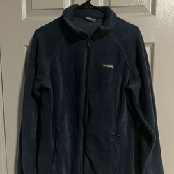 women’s blue columbia fleece jacket