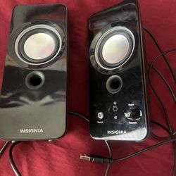 Insignia Bluetooth and Wired Speakers 