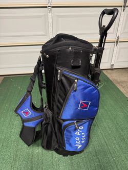 Vico Pro Golf Stand Bag with Cart Attachment