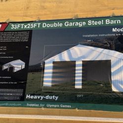 Metal building 33ftx25ft