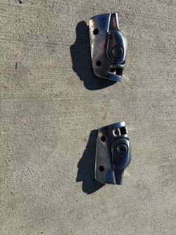 1966 convertible clamps to hold top down and visors