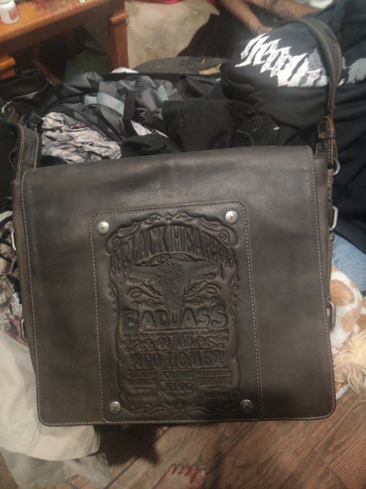 Genuine Handmade Leather Side Bag 