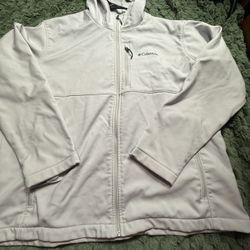 Columbia Men's Ascender II Hooded Softshell Jacket Xxl on tag  Flaw as seen in the last picture