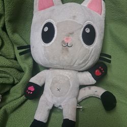 Gabby's Doll House Talking Cat Plush Pandy Paws 13in Toy / Dreamworks / Talking Sounds and Phrases