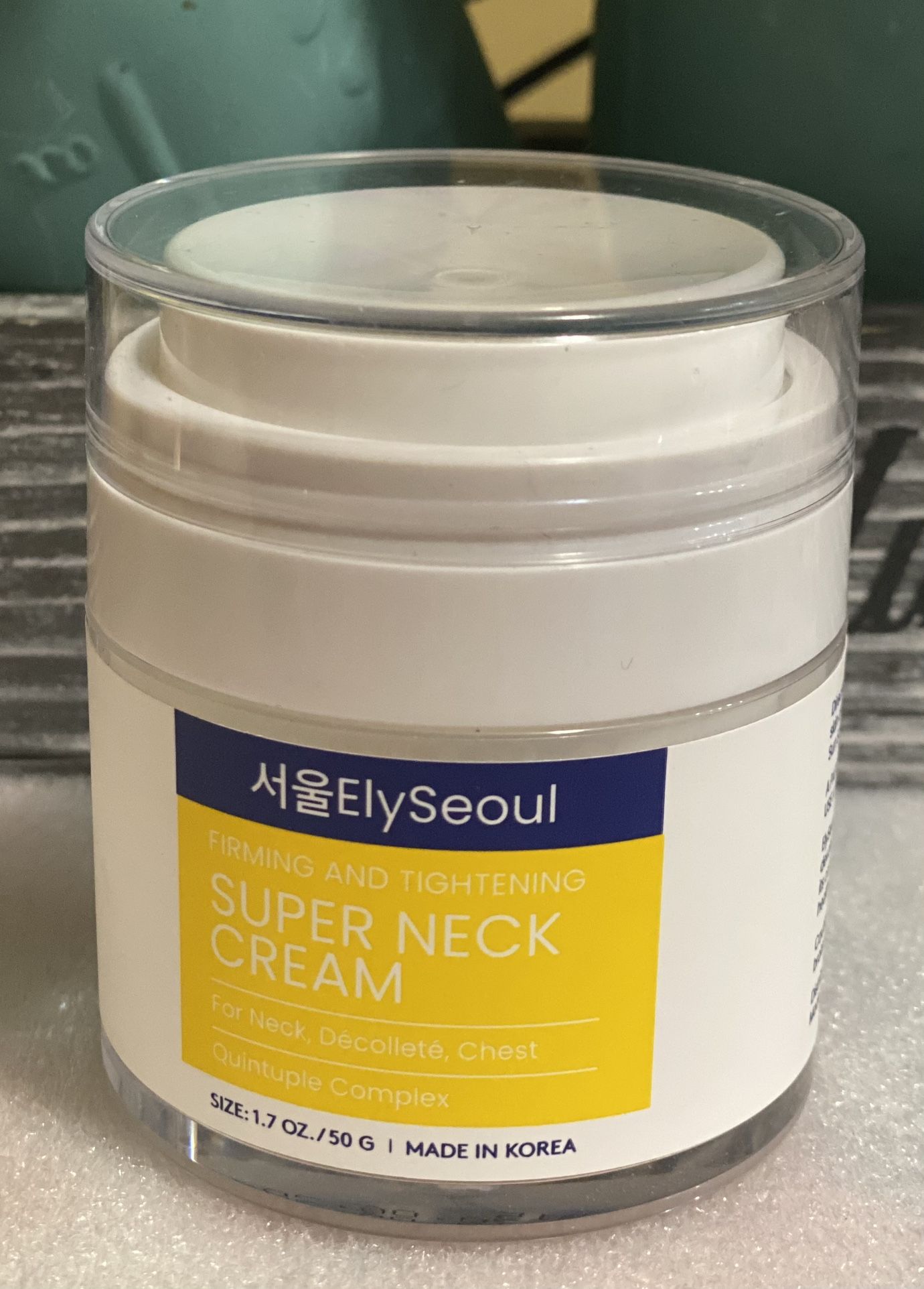 ElySoul Korean Skin Care Neck Cream, Skin Tightening 1.7oz. Brand New