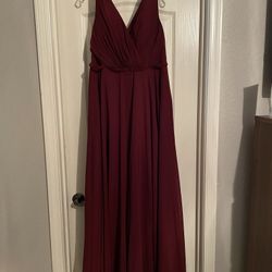 Cabernet Bridesmaid Dress Size 12 Worn Once!