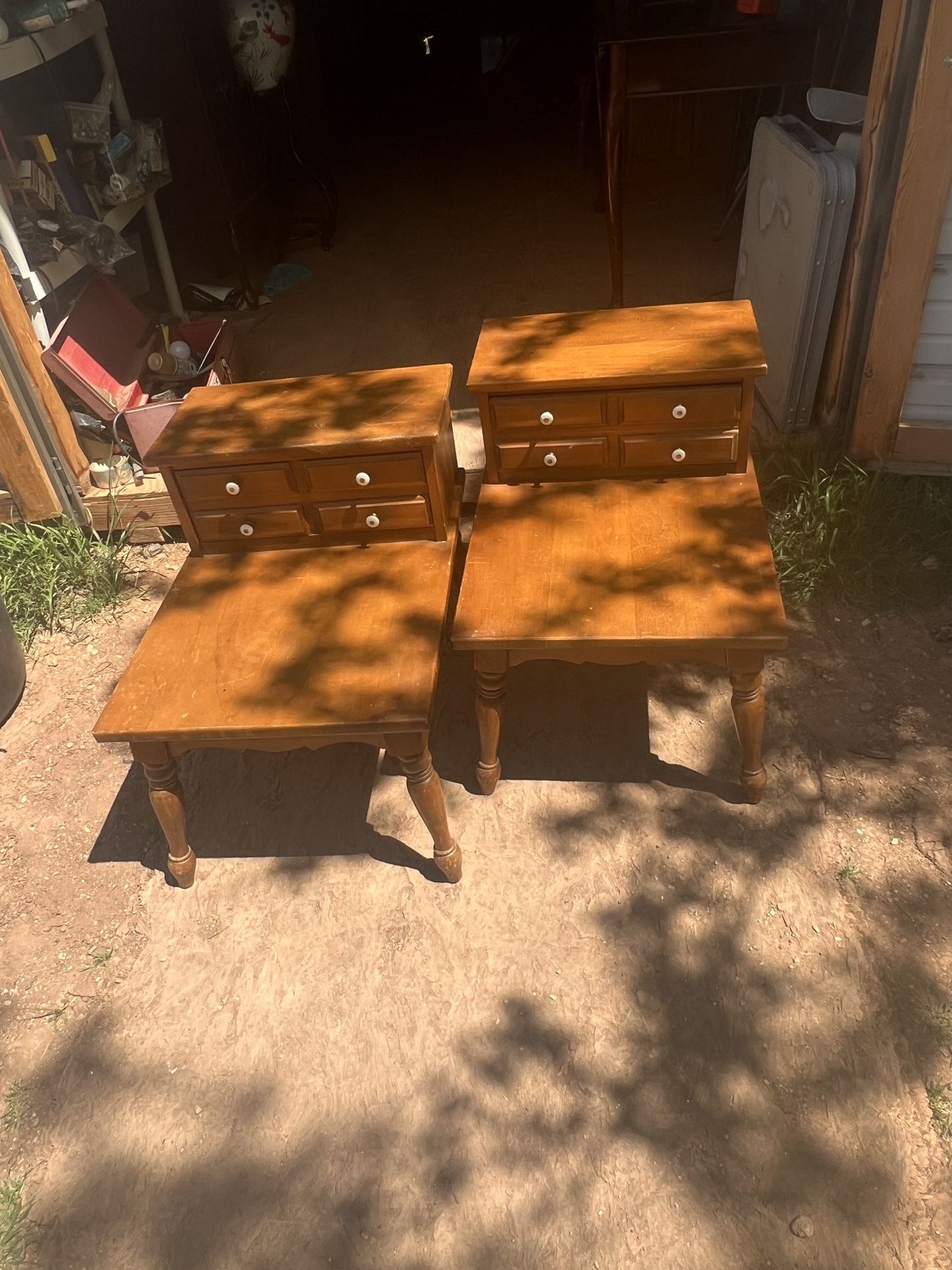 A Pair Of Vintage Mersman End Tables 