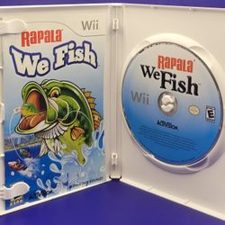 Rapala We Fish (Nintendo Wii Game) With Manual