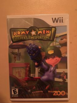 Nintendo Wii army men new sealed