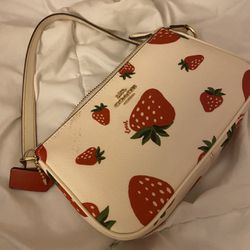 Coach Strawberry Purse From 2023 Strawberry Collection