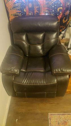 Brand new leather recliner