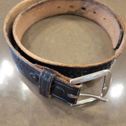 Dutyman Black Leather Belt