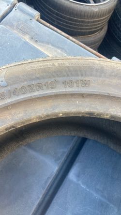 275/40zr19 One Used Tire Only