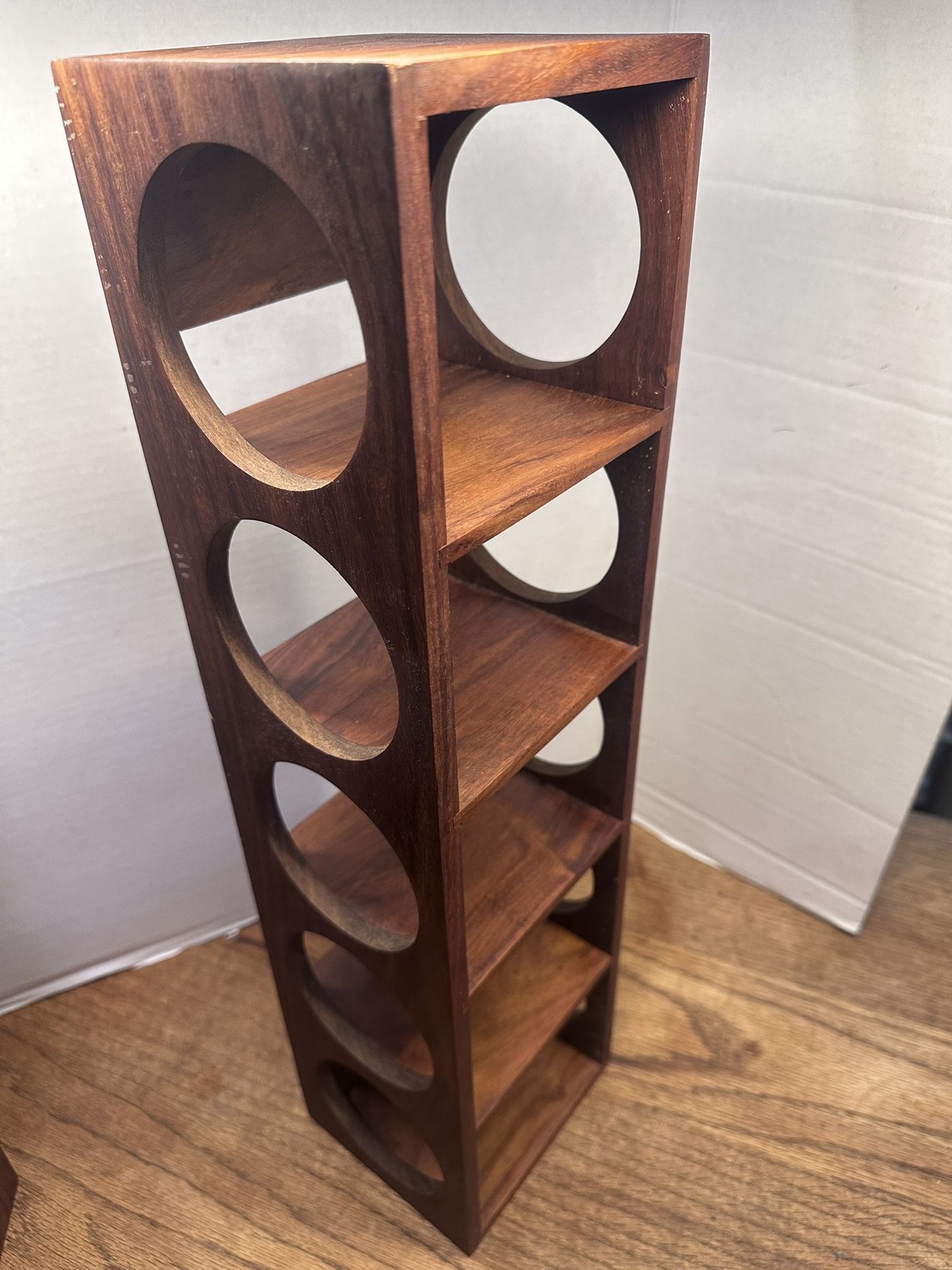 Crate and Barrel SHESHAM 5-bottle Wall Mount-stacking Wine Rack