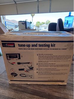 Vintage Complete Sears Penske Tune-Up and Testing Kit – Ignition Analyzer, Timing Light, Vacuum & Compression Testers – Original 1970s Box