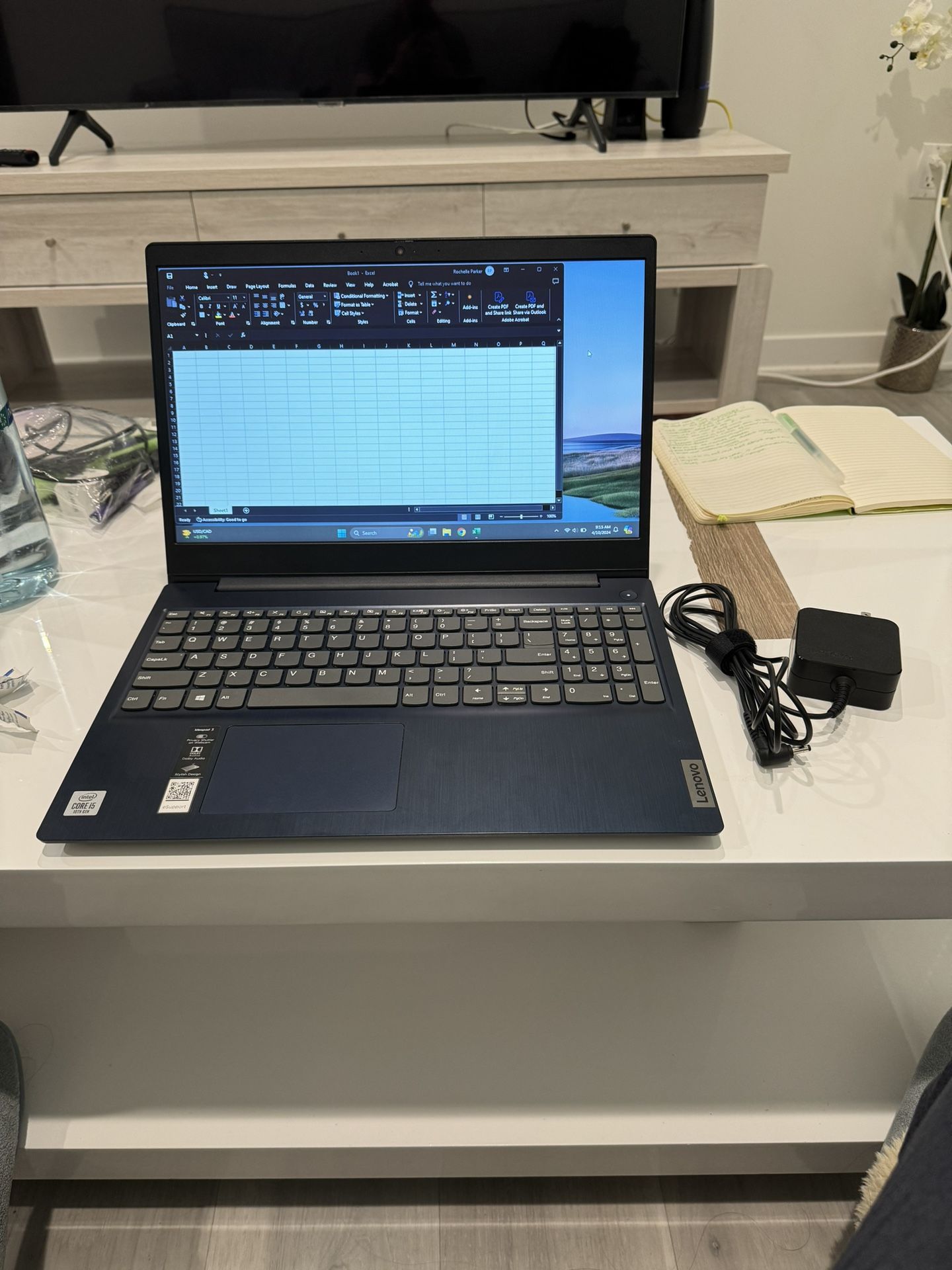 Laptop With Microsoft Office
