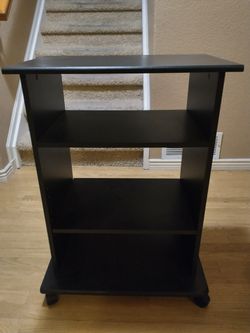 Black Office Shelves