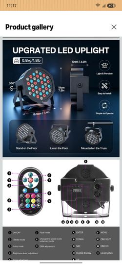 Par light dj stage