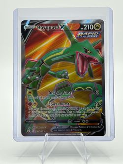 Rayquaza V - 193/203 - Full Art Ultra Rare Pokemon Evolving Skies NM