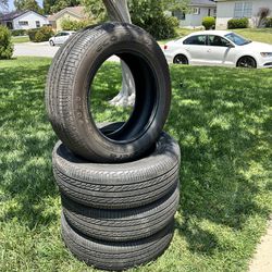 Like New! 4 Tires 215 65 17