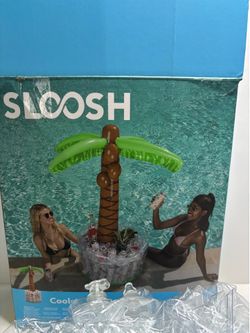 Sloosh Inflatable Palm Tree 60” Pool & Yard Drink Cooler