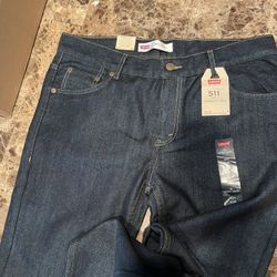 New Levi’s 511 Jeans Slim fit 36x29
