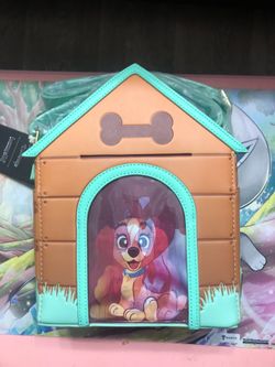 Loungefly Disney “I Heart Disney Dogs” Figural Triple Lenticular Crossbody Bag
