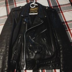 Leather Jacket Ykk Zipper 