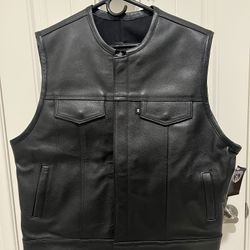 Espinoza Men’s Leather Vest XL