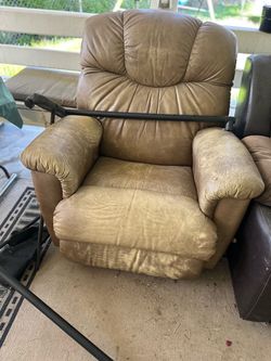 Free leather recliner