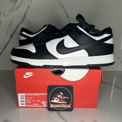 Brand New Never Worn Dunk Low Panda Size 12M