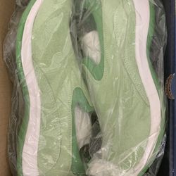 Lands’ End Suade Leather Slip On Mic Shoe Green