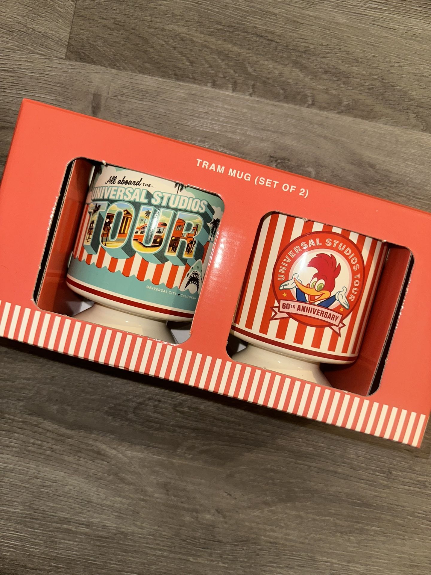 60 ANNIVERSARY TRAM MUG SET OF TWO