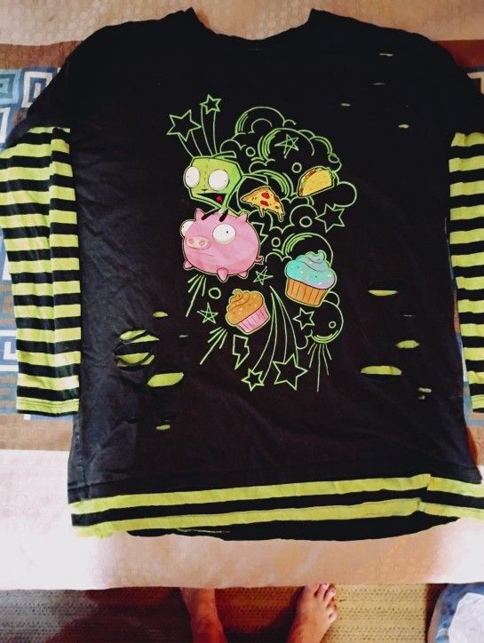 Invader Zim GIR & Piggy Twofer Long-Sleeve Shirt