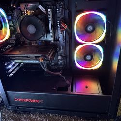 CyberpowerPC Gaming Desktop Gamer Master GM60700 AMD Ryzen 5 5600X 8GB DDR4 1 TB NVMe SSD GeForce RTX 3060 Windows 11 Home 64-bit