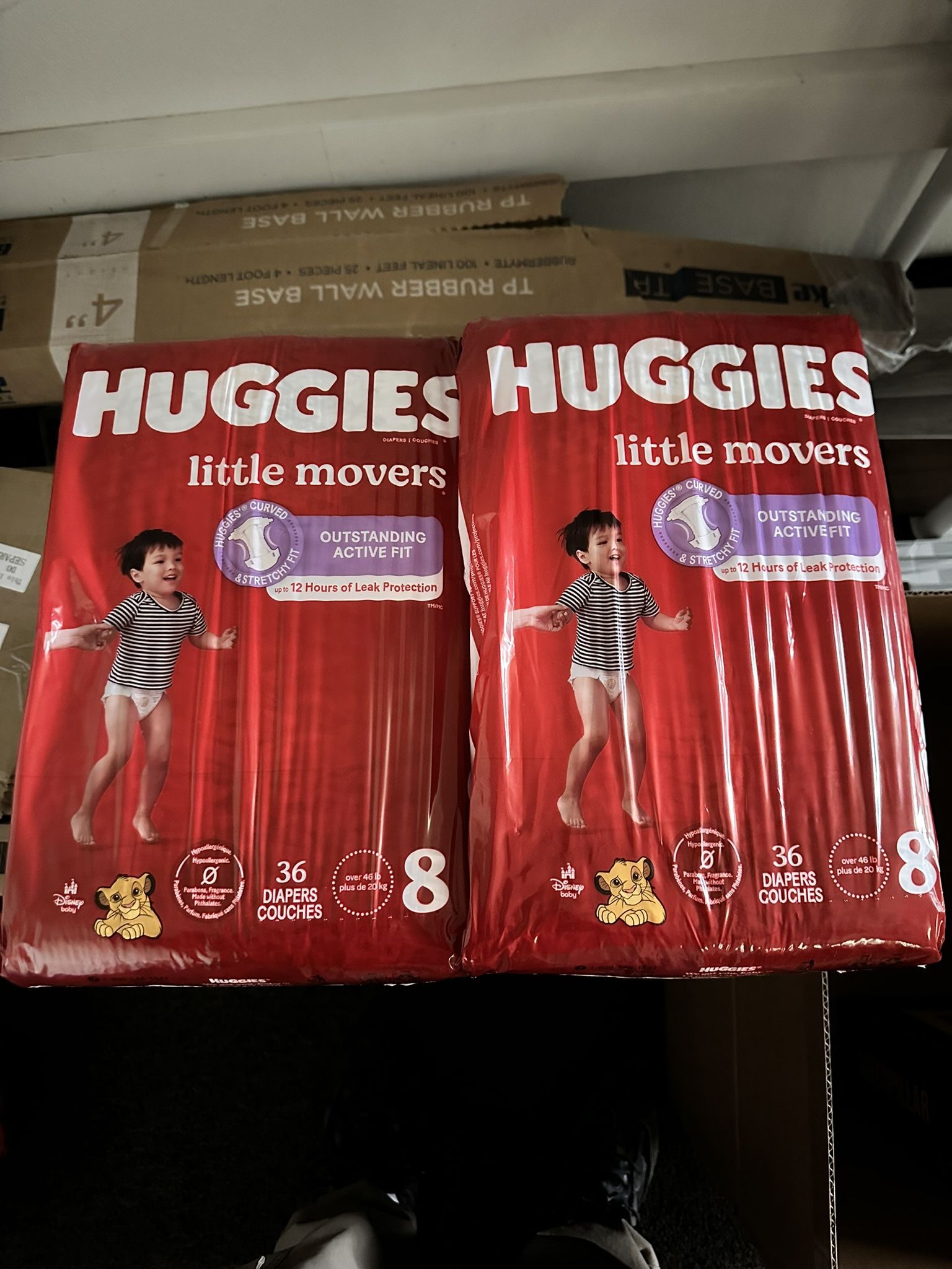 2 Huggies Little Movers Brand New