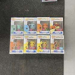 Pokemon Flocked Funkos