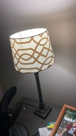 Two regular bedroom light stands