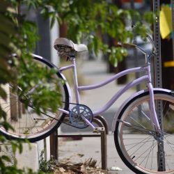 Pink Cruiser Bike Whitewall Tires – Rides Smooth – 18" Frame